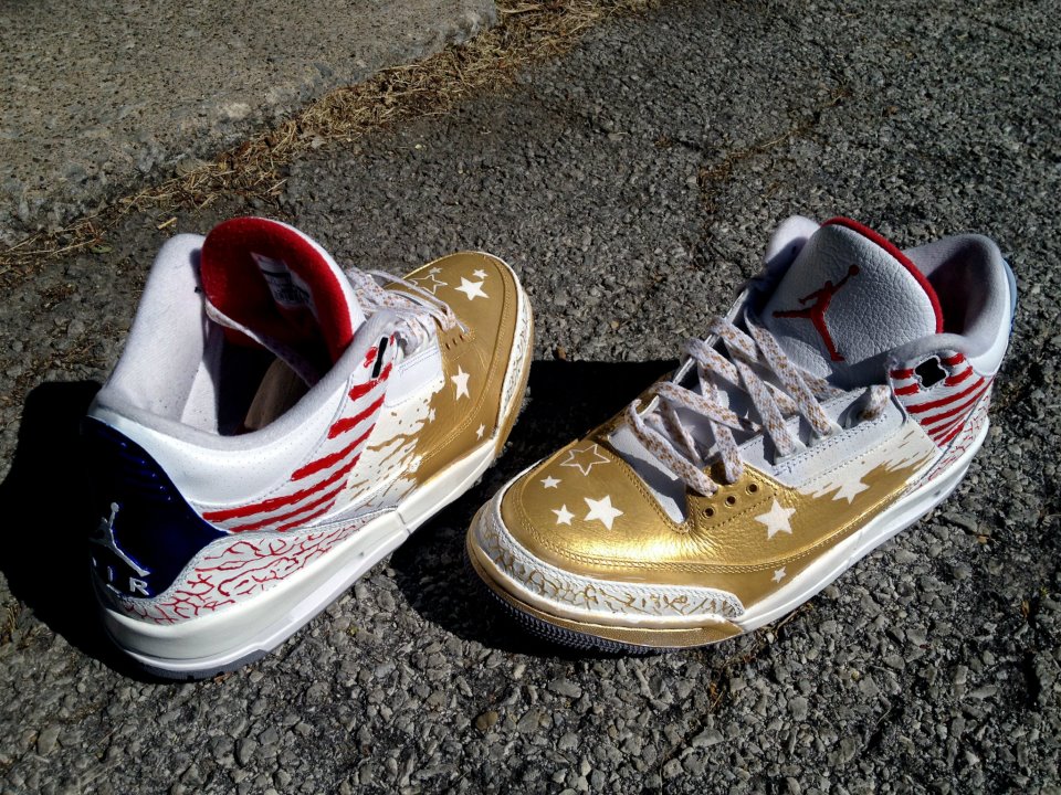 Air Jordan Iii Dave White Customs By De Jesus 04
