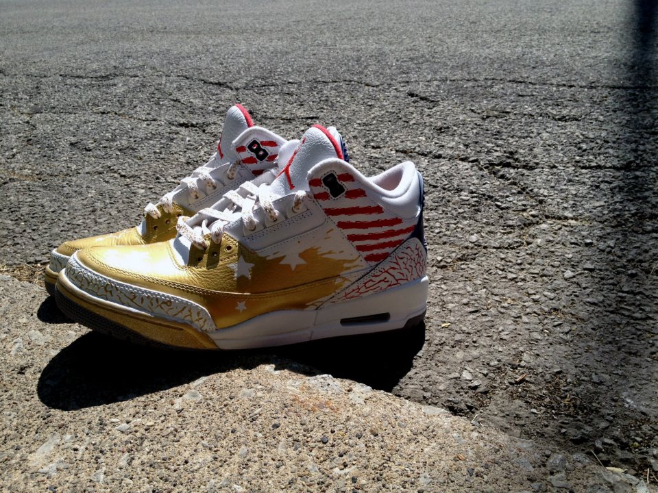 Air Jordan Iii Dave White Customs By De Jesus 06
