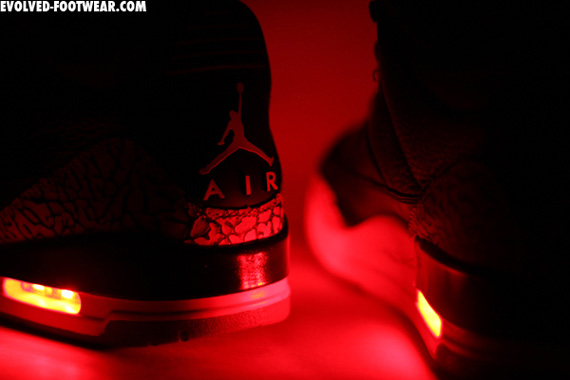 Air Jordan Iii Light Up Customs 4