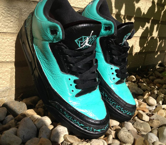 Air Jordan Iii Tiffany Customs 1