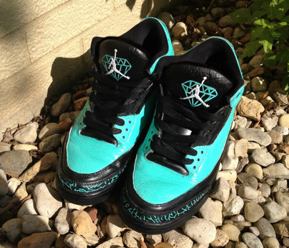 Air Jordan Iii Tiffany Customs 5