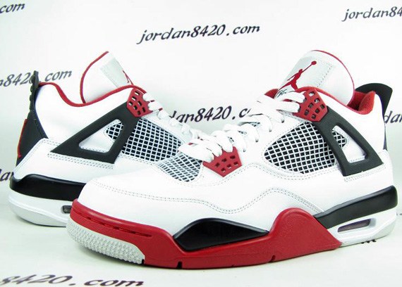 Air Jordan 4 - White - Varsity Red - Black - SneakerNews.com