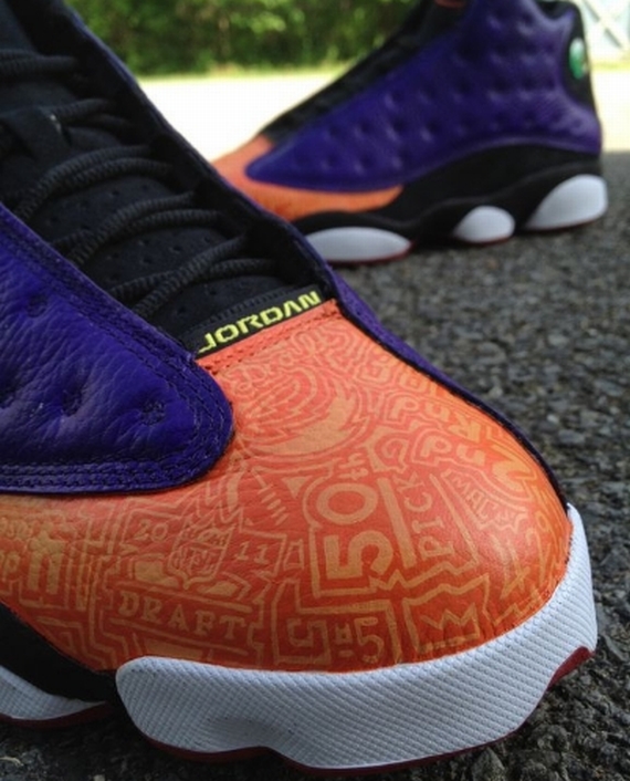 Air Jordan XIII Draft Days Customs by Mache 