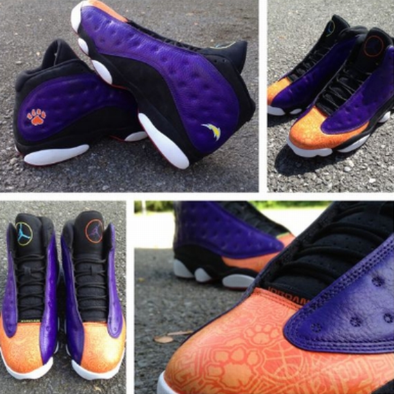 Air Jordan Xiii Draft Days Customs By Mache 05