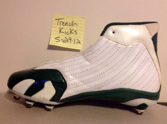 Air Jordan Xiv Ahman Green Game Worn Pe 1