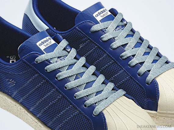 CLOT x adidas Originals Superstar 80s – Blue kzKLOT