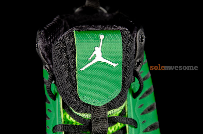 Jordan Super Fly Green Black White 11