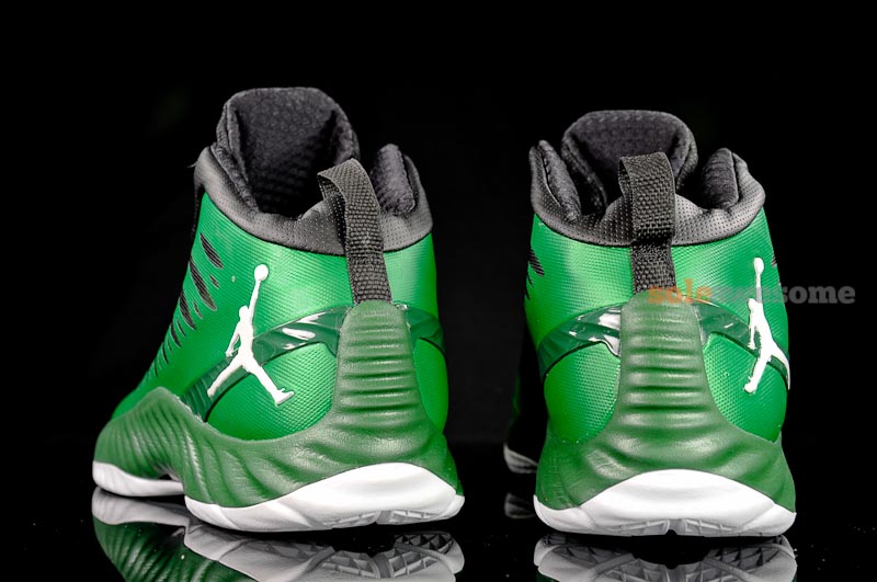 Jordan Super Fly Green Black White 6