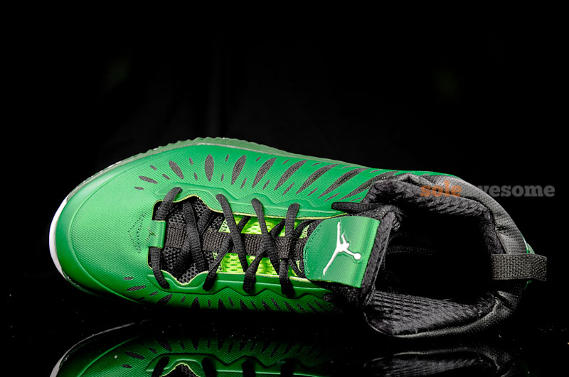 Jordan Super Fly Green Black White 7