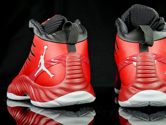 Jordan Super Fly - Varsity Red - Black - White