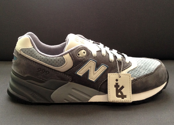 Kith New Balance 999 Blue Steel Detailed Images 11