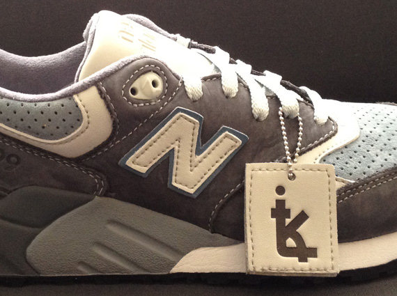 Kith New Balance 999 Blue Steel Detailed Images 12