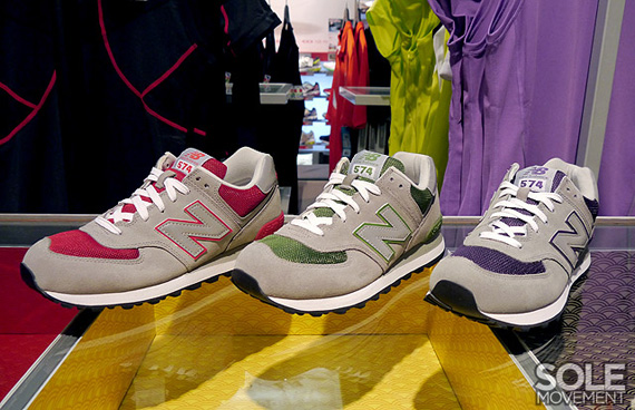 New Balance 574 Grey Suede Pack 4