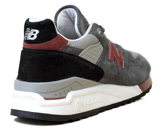 New Balance 998 Made In Usa Grey Black Red 4