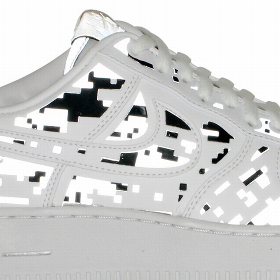 Nike Air Force 1 Low White Saturn Gold Black Photon Dust Premium High Frequency Digital Camo 01