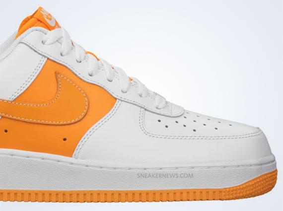 Nike Air Force 1 Low White Vivid Orange 3