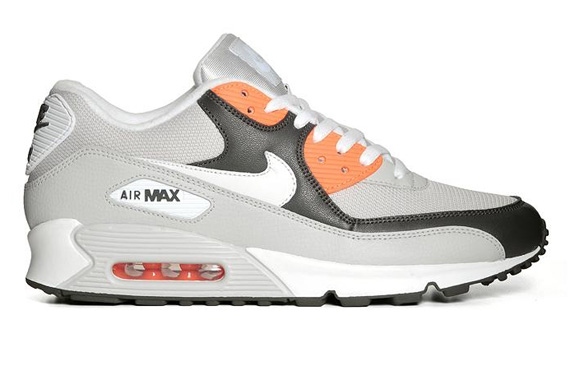 Nike Air Max 90 Neutral Grey Midnight Fog Total Orange 4