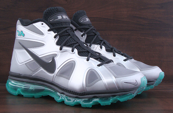 nike top Air Max griffey fury metallic silver black new green ebay 11