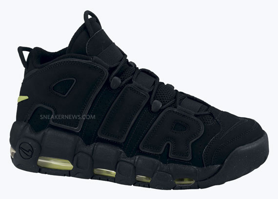 Nike Air More Uptempo Black Volt Release Date 1