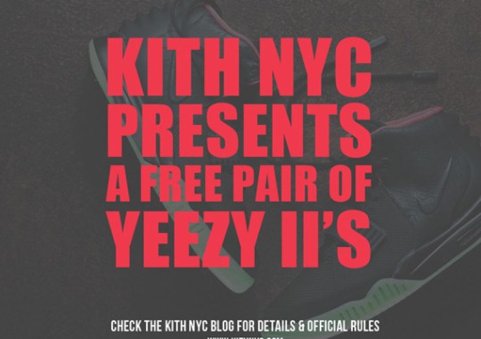 Nike Air Yeezy 2 – Kith Giveaway/Release Info