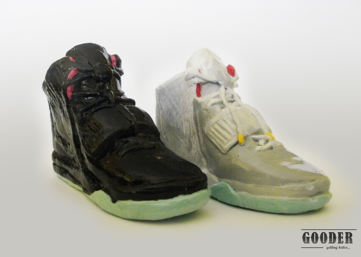 OLYMPUS DIGITAL CAMERA Nike Air Yeezy 2 Miniatures By Gooder 01