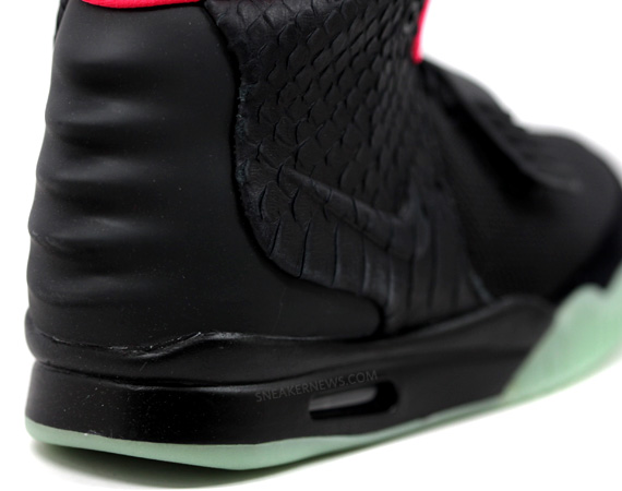 Nike Air Yeezy Black Pink Solar Red Comparison 10