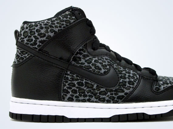 Nike Dunk High GS “Leopard” – Black – Stealth