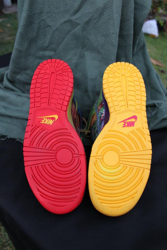 nike-dunk-high-what-the-vengers-custom-by-expression-airbrush-04 Nike Dunk High What The Vengers Custom By Expression Airbrush 04