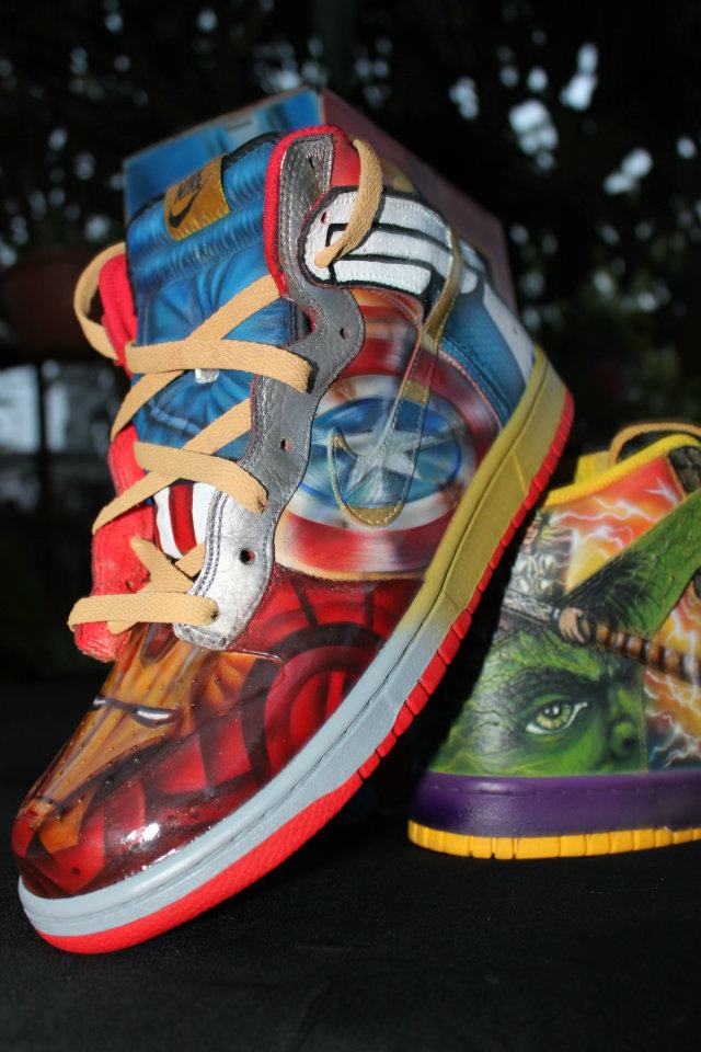 nike-dunk-high-what-the-vengers-custom-by-expression-airbrush-22 Nike Dunk High What The Vengers Custom By Expression Airbrush 22