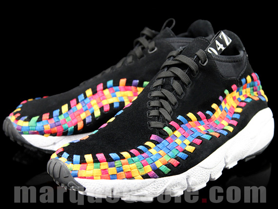 Nike Footscape Woven Chukka Motion Rainbow Black 8