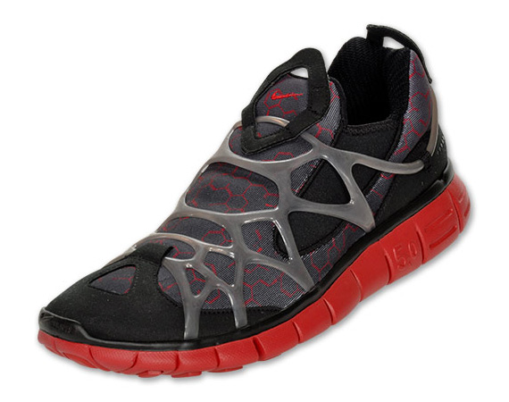 Nike Kukini Free Black Anthracite Red Print 1