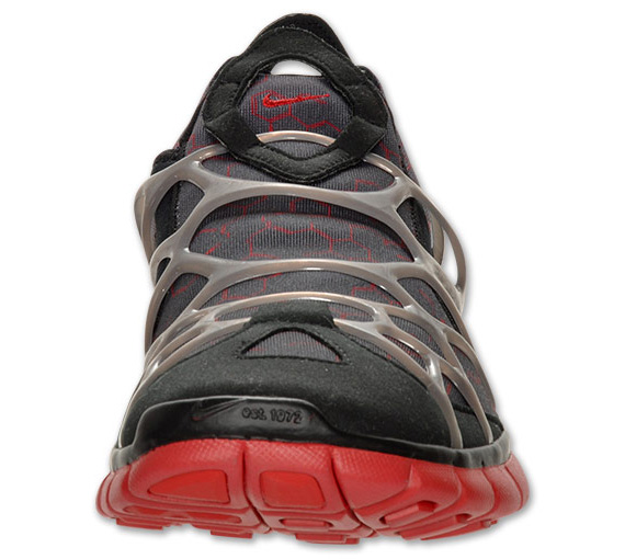 nike kukini free black anthracite red print 5