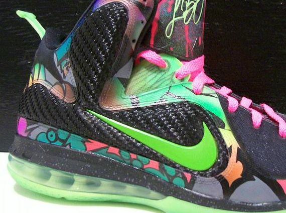 Nike LeBron 9 "Alley Art" Customs By Peculiar Kinetics