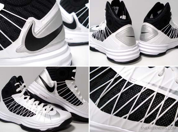 Nike Lunar Hyperdunk+ – White – Black – Silver