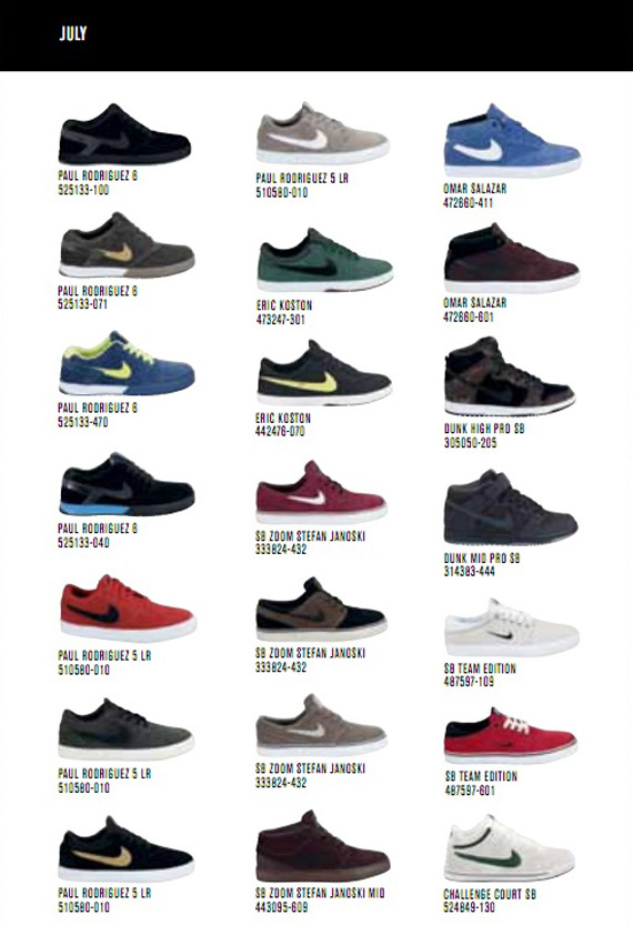 all nike styles
