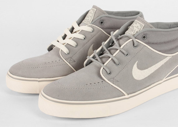 Nike SB Zoom Stefan Janoski Mid – Medium Grey – Chalk