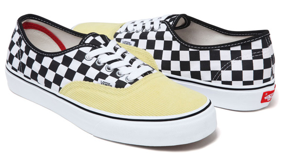 supreme vans authentic