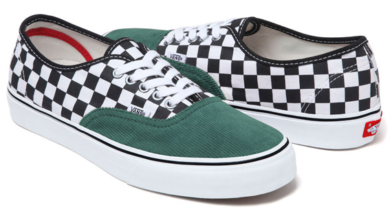 Vans Supreme x Authentic Pro Checkered Black Sneakers