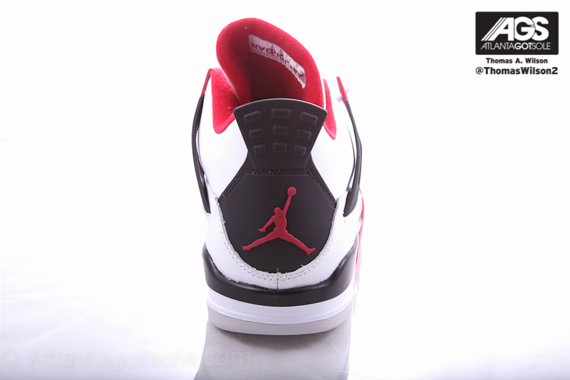 White Red Air Jordan Iv 10