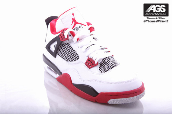 White Red Air White jordan Iv 12