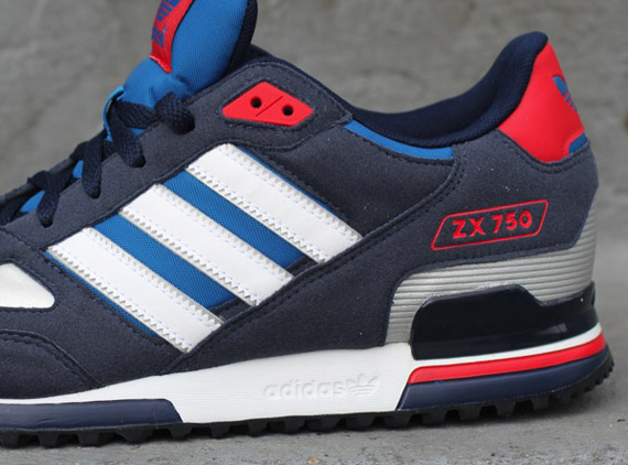 adidas Originals ZX 750 - Blue - White Red - SneakerNews.com