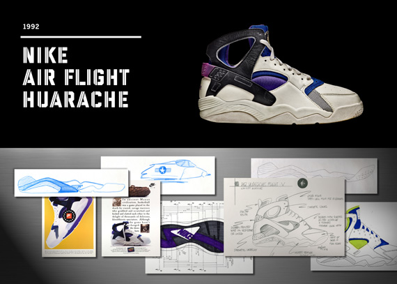 20 Years Of Nike Basketball Design: Air Flight Huarache (1992)