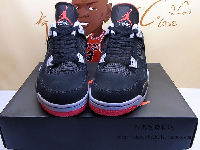 Exif_JPEG_PICTURE Air Jordan Iv Black Cement Grey Fire Red 10