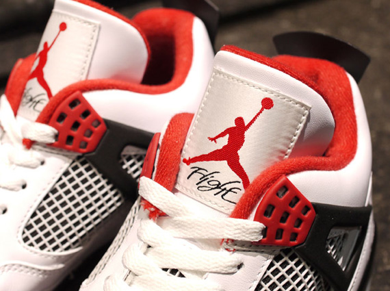 Air Jordan IV - White - Varsity Red - Black | Detailed Images ...