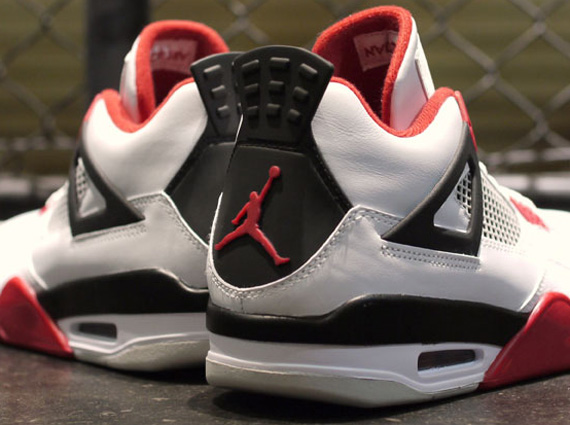 Air Jordan IV – White – Varsity Red – Black | Detailed Images