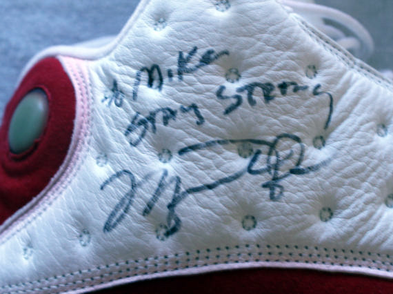 Air Jordan Xiii Autographed For Mike Tyson 4