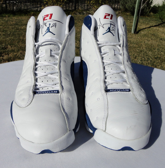 Air Jordan Xiii Bobby Simmons Game Worn Authographed Pe 2