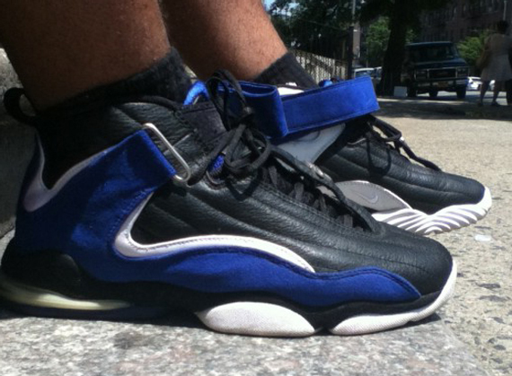 Air penny 4 hot sale on feet