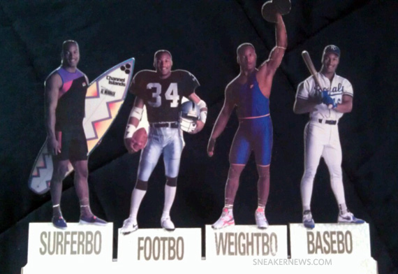 1988, Bo Jackson, NIKE Air Trainer Display Ad (Scarce / Vintage)