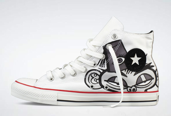 Gorillaz 2024 converse white